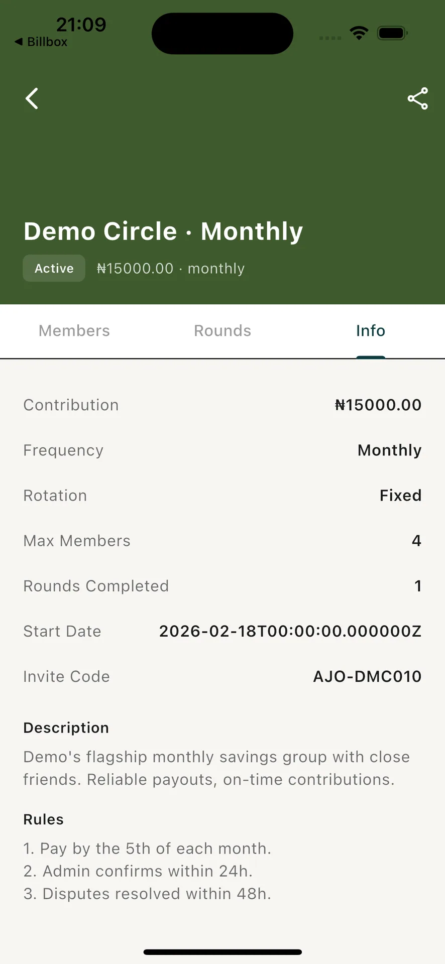 AJO — Esusu / Adashe Thrift Savings screenshot 6