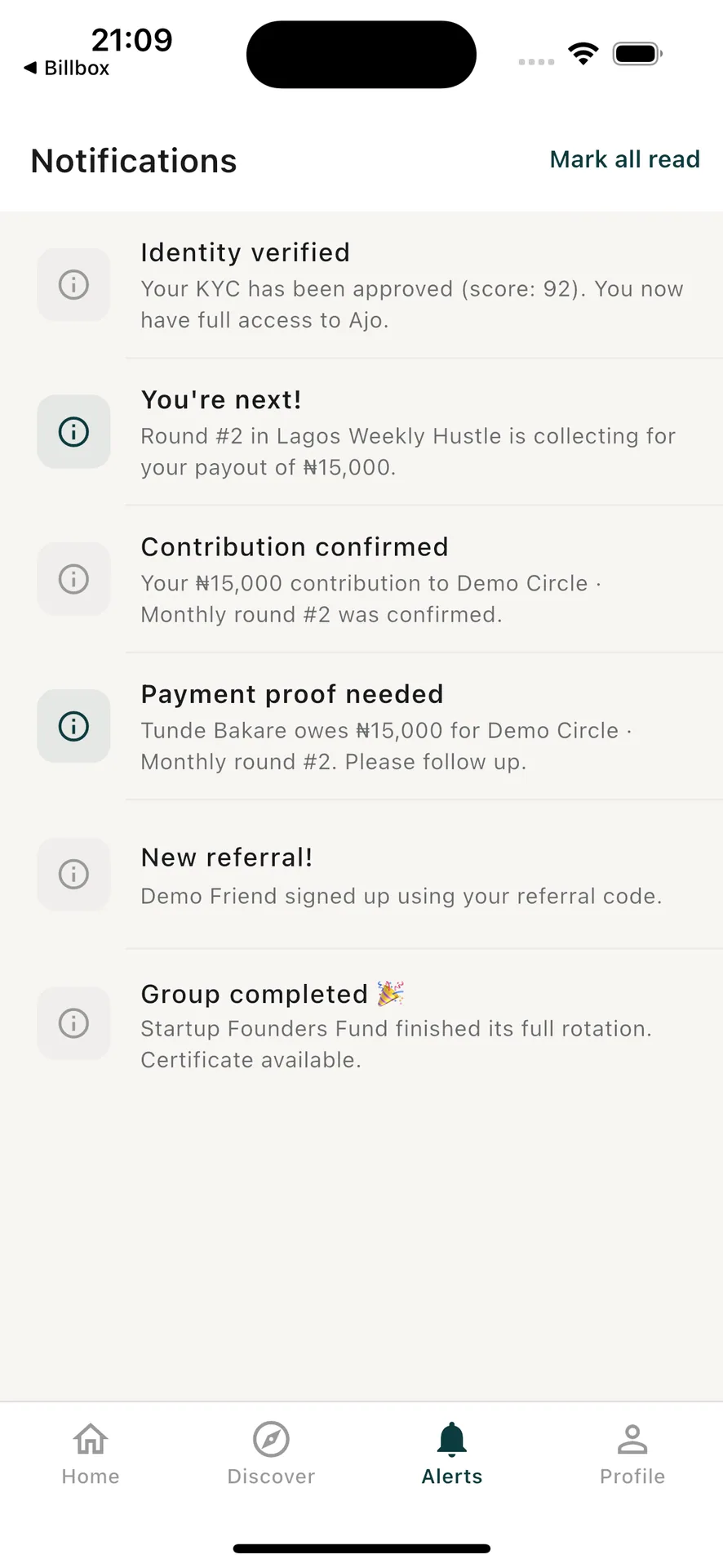 AJO — Esusu / Adashe Thrift Savings screenshot 8