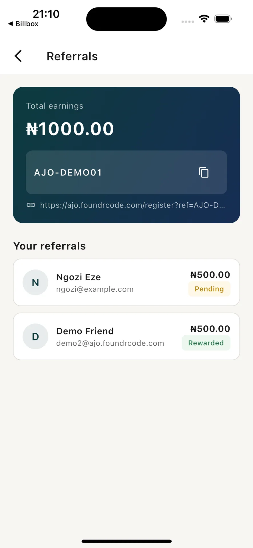 AJO — Esusu / Adashe Thrift Savings screenshot 10