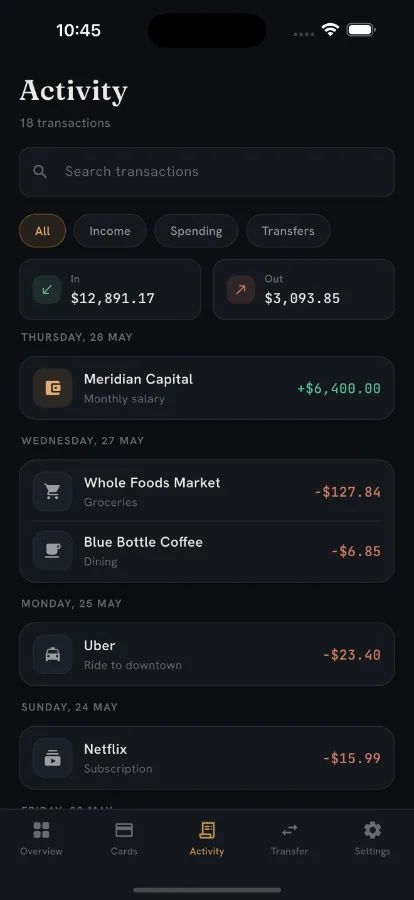 Aureum — White-Label Digital Banking Platform (Flutter + Next.js) screenshot 4