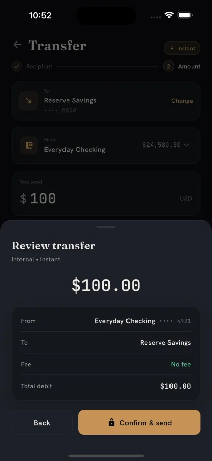 Aureum — White-Label Digital Banking Platform (Flutter + Next.js) screenshot 8