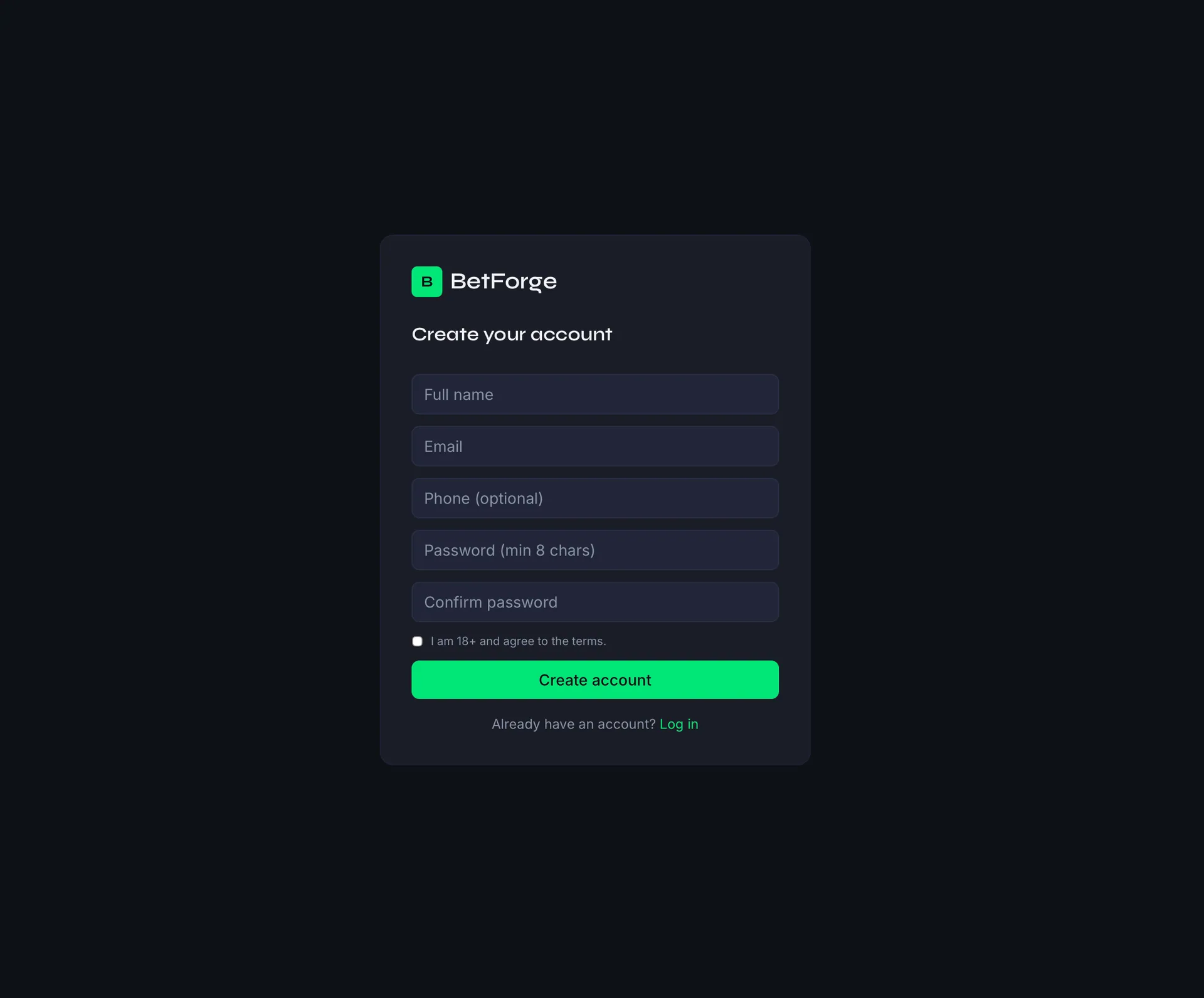 BetForge — Self-Hosted Sports Betting Platform screenshot 8