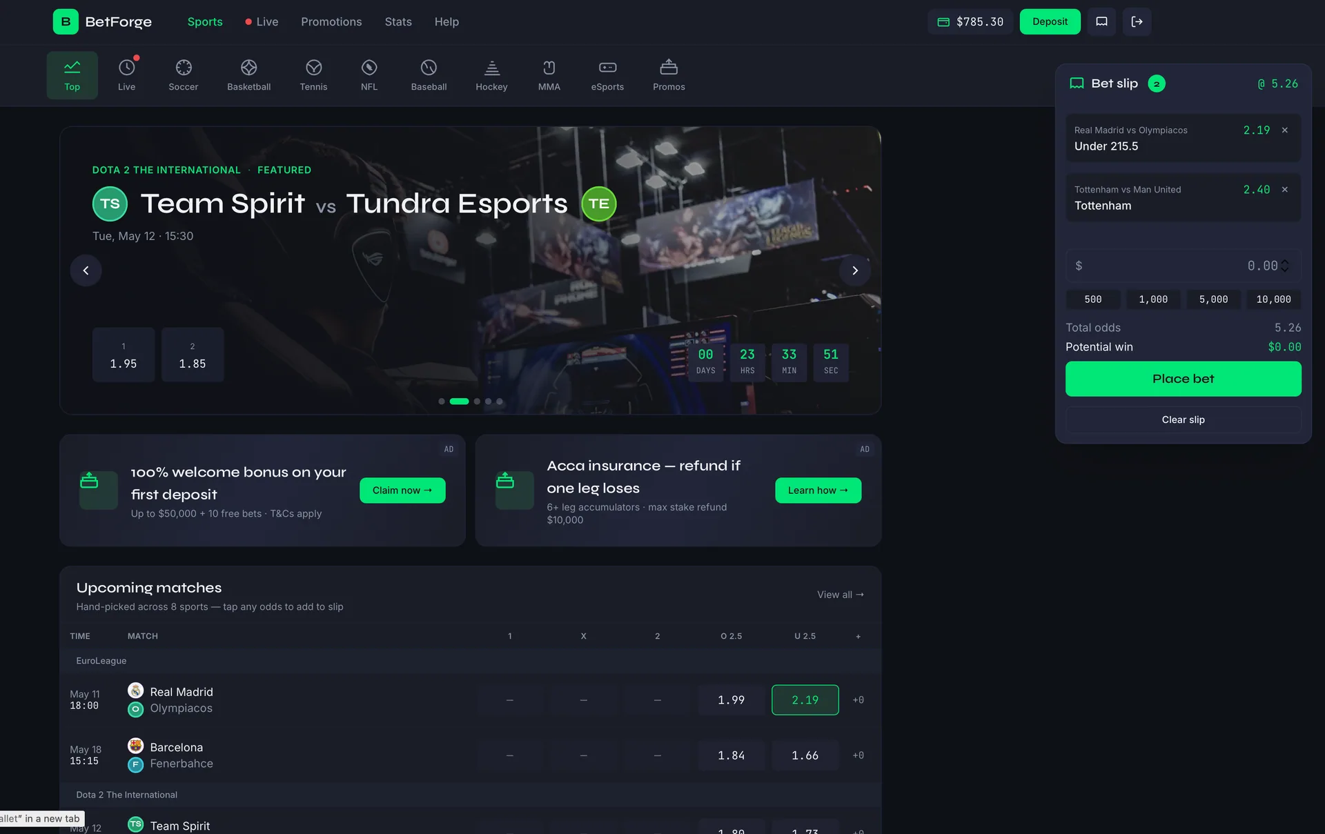 BetForge — Self-Hosted Sports Betting Platform screenshot 9