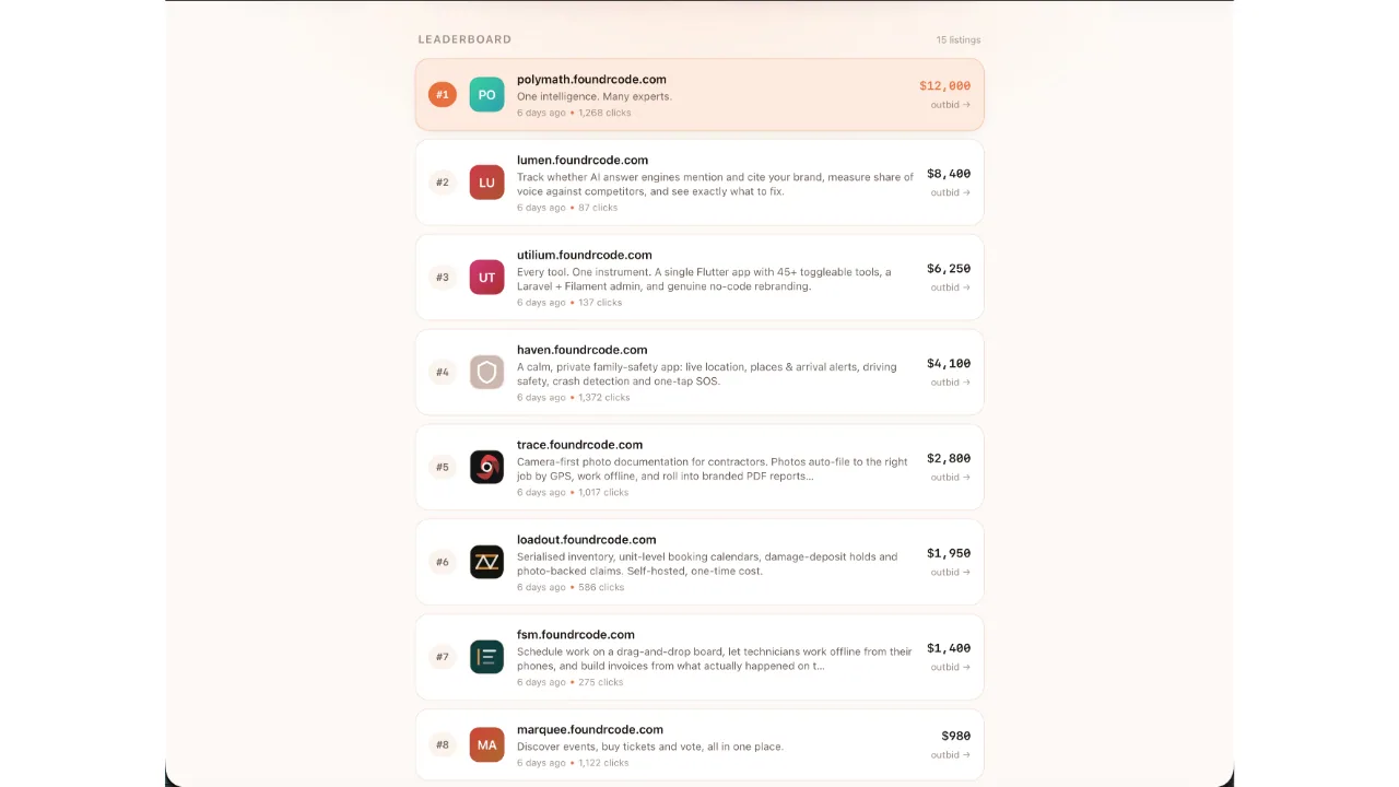 BidBoard — Pay-to-Rank Leaderboard (Next.js + Stripe) screenshot 3