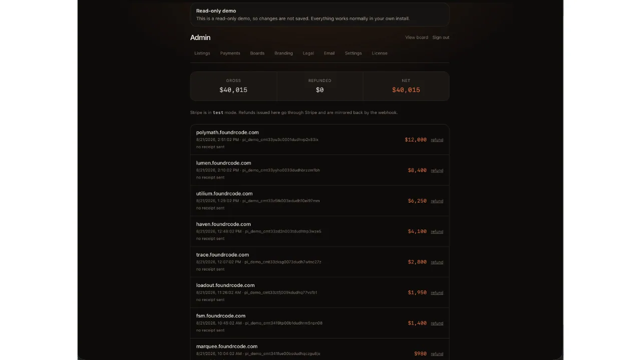 BidBoard — Pay-to-Rank Leaderboard (Next.js + Stripe) screenshot 8