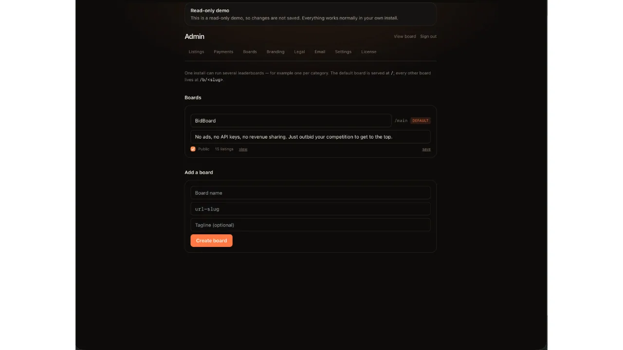 BidBoard — Pay-to-Rank Leaderboard (Next.js + Stripe) screenshot 9