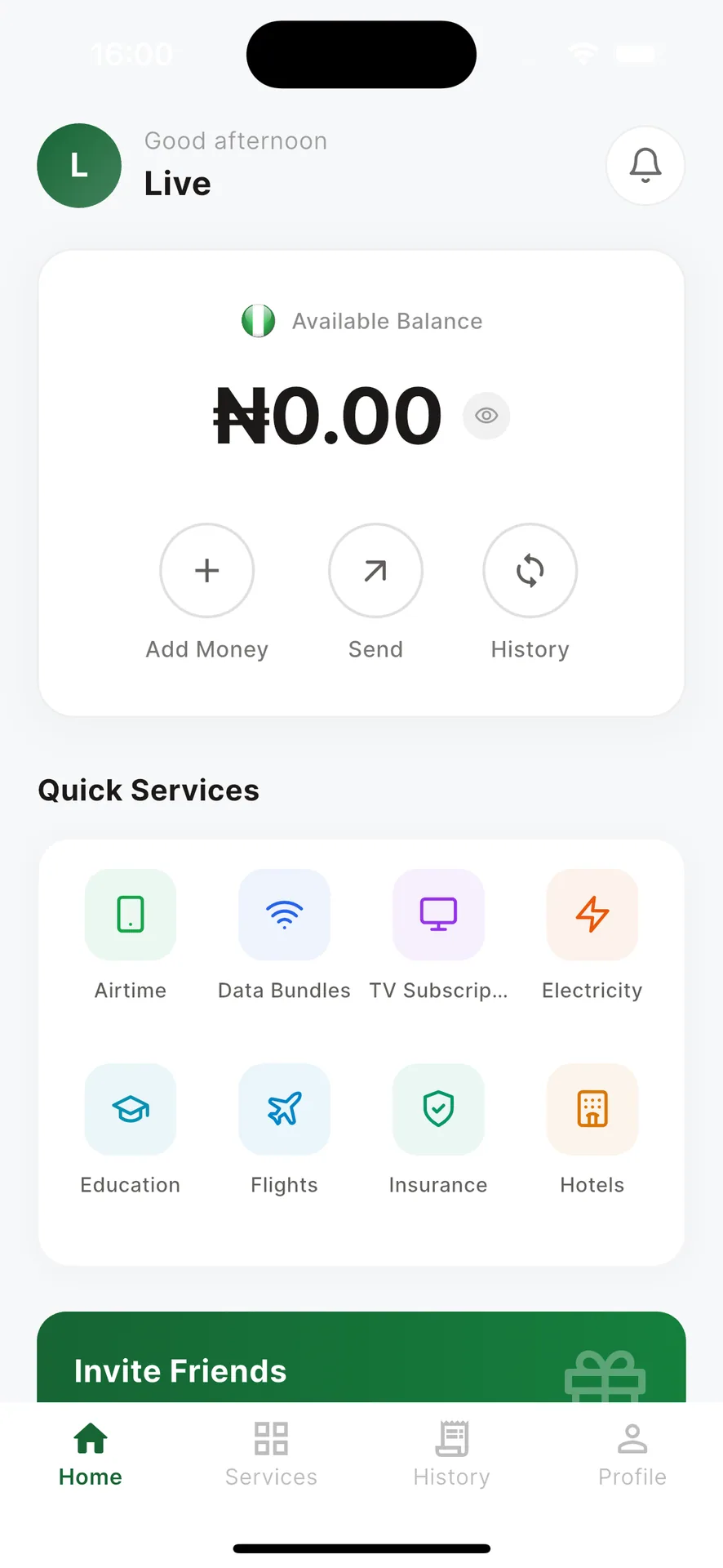 BillBox - White-Label Mobile Banking & VTU Platform screenshot 2