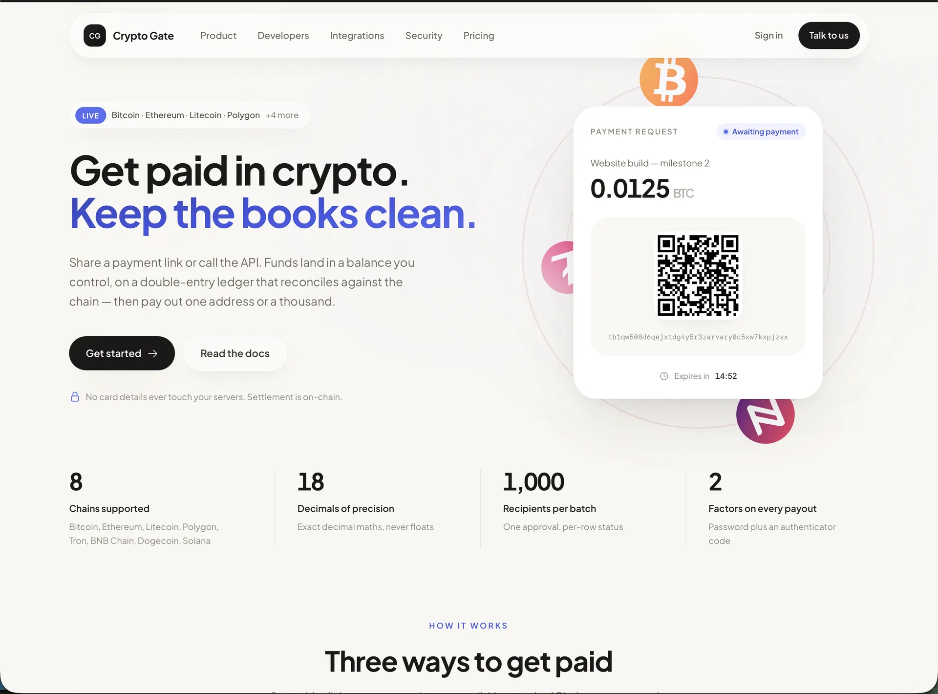 CryptoGate — Multi-Chain Payment Gateway (Flutter + Laravel) screenshot 2