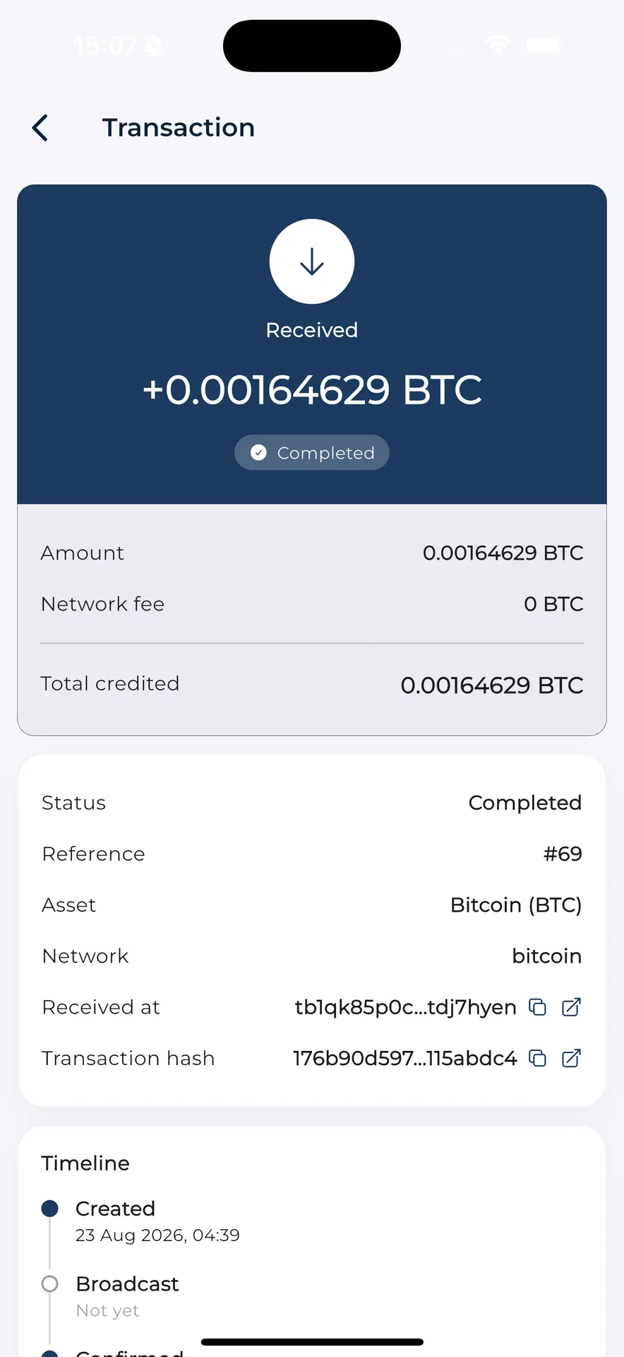 CryptoGate — Multi-Chain Payment Gateway (Flutter + Laravel) screenshot 16