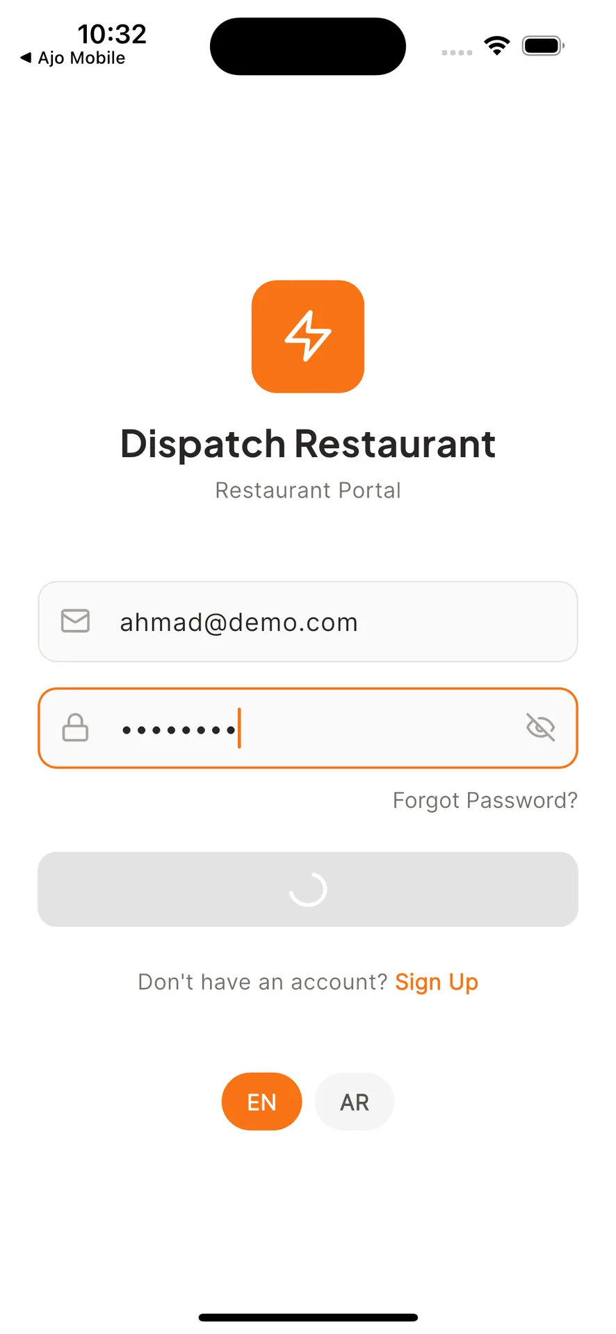 Dispatch — Multi-Vendor Food Delivery Platform screenshot 2