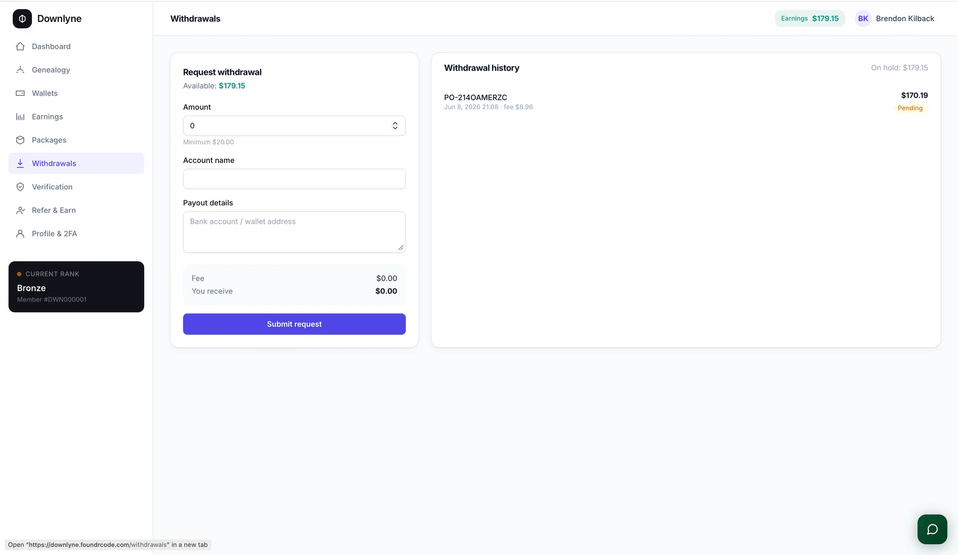 Downlyne — Multi-Plan MLM & Network-Marketing Platform screenshot 8