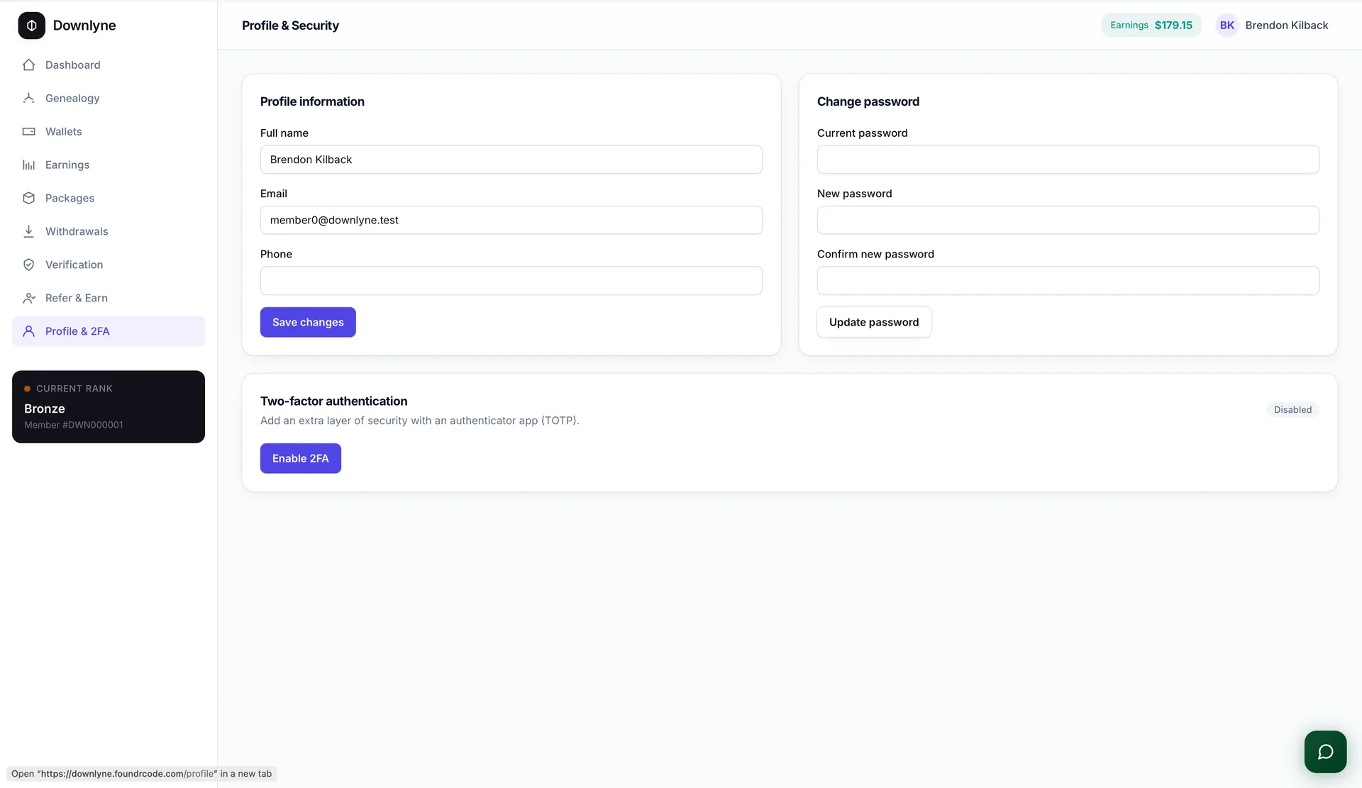 Downlyne — Multi-Plan MLM & Network-Marketing Platform screenshot 11