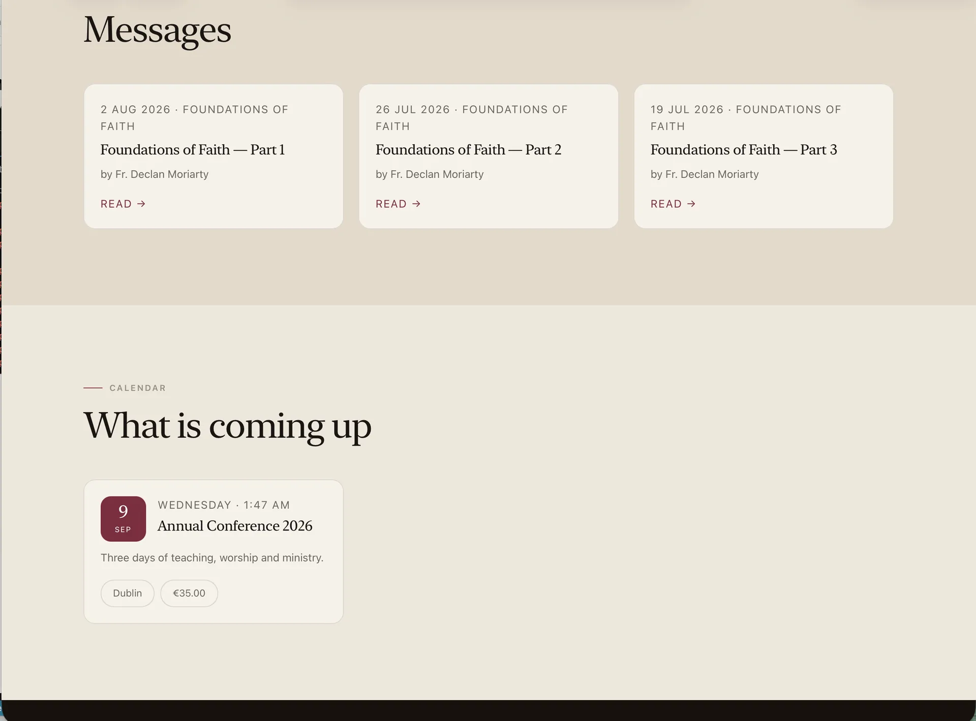 FaithOps — Church & Mosque Management Platform (Laravel + Flutter) screenshot 4