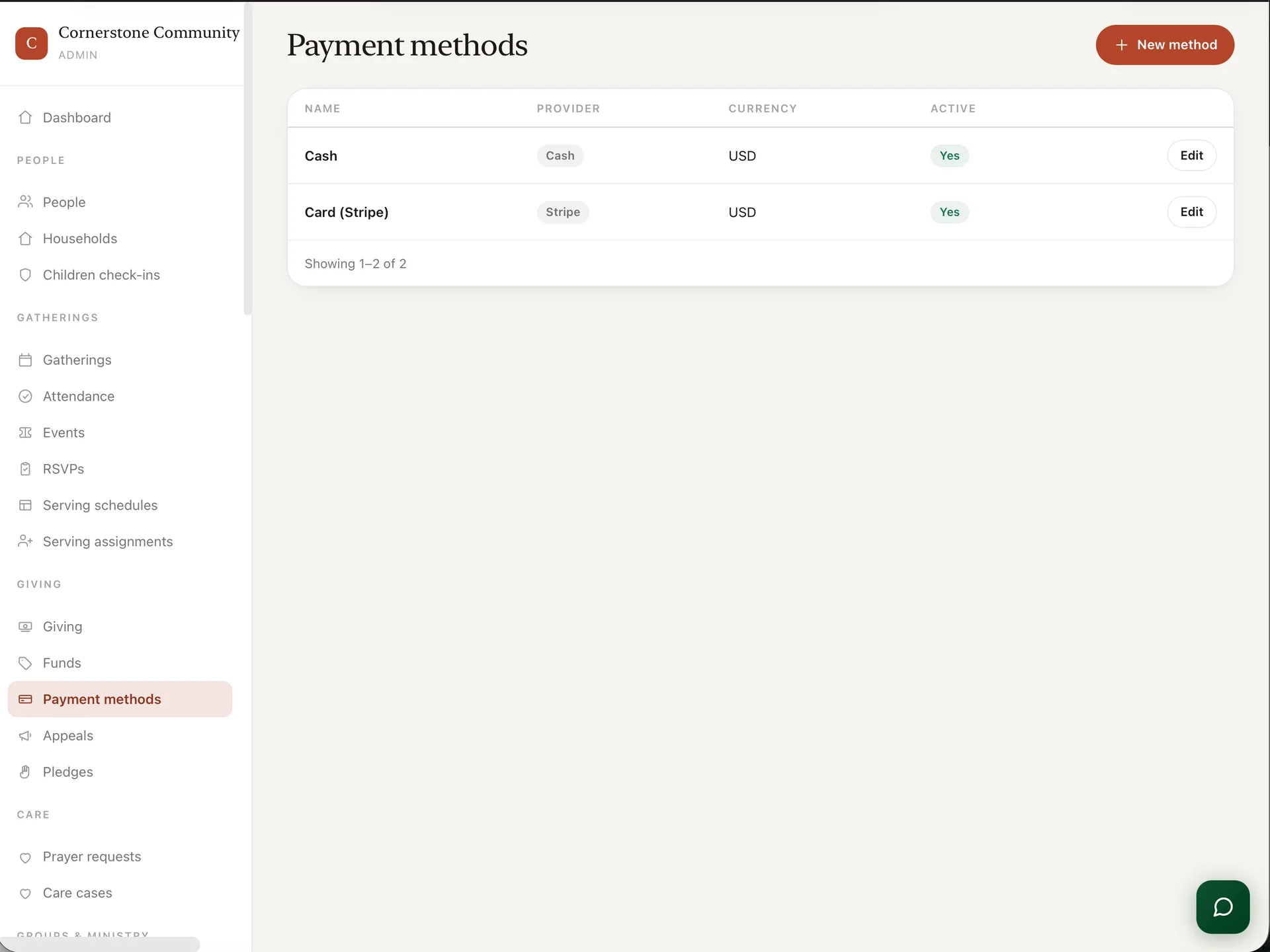 FaithOps — Church & Mosque Management Platform (Laravel + Flutter) screenshot 6