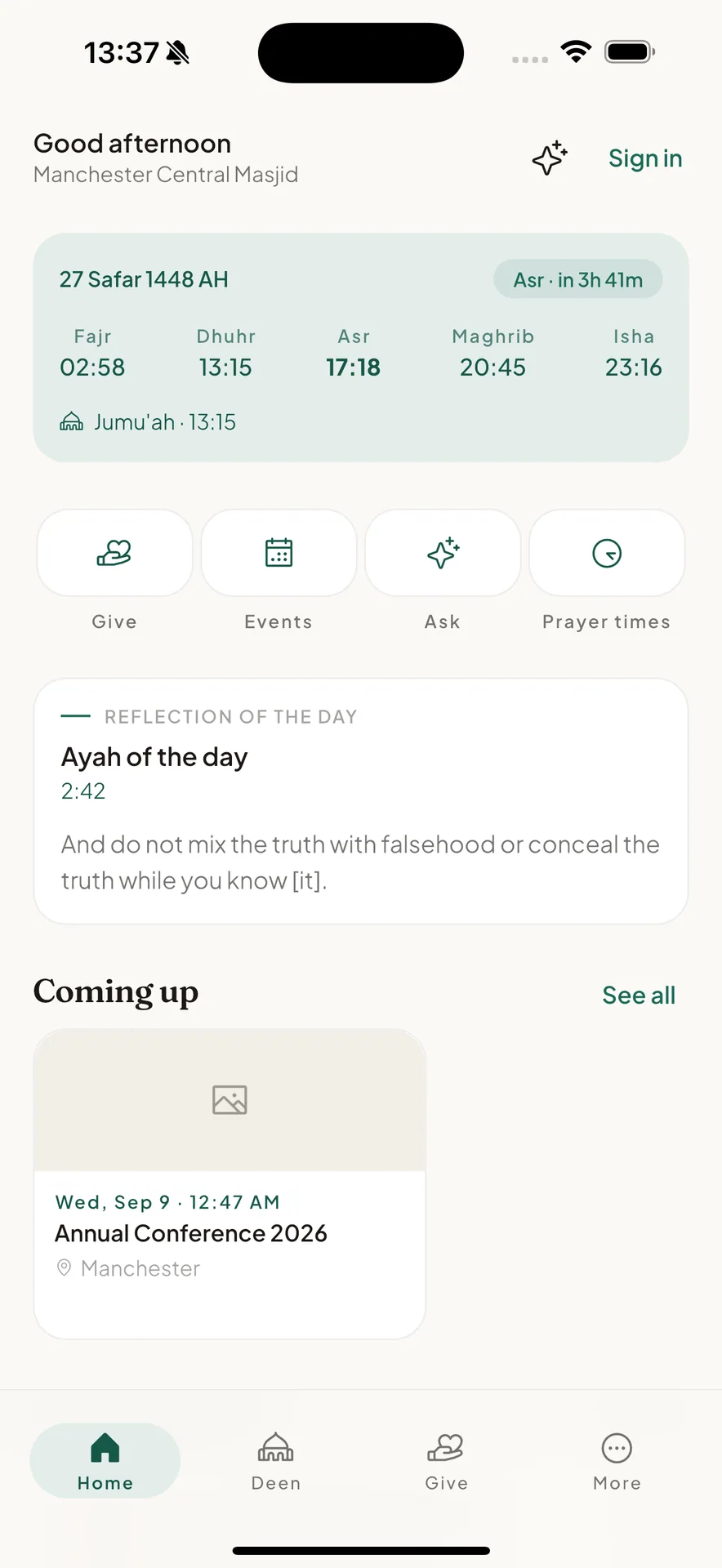 FaithOps — Church & Mosque Management Platform (Laravel + Flutter) screenshot 18