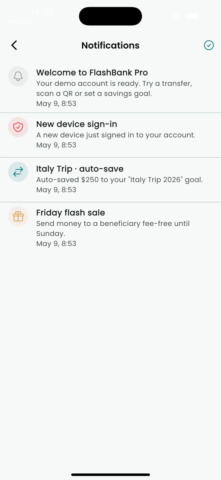 FlashBank Pro - Mobile Banking (Flutter + Laravel + Filament) screenshot 16