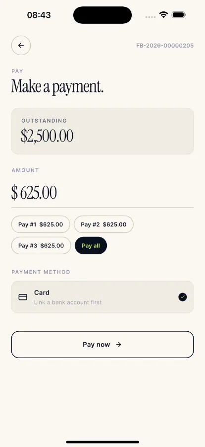 FlexBuy — Buy Now Pay Later Platform (Flutter + Laravel) screenshot 3