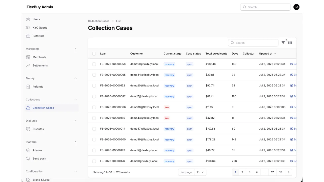 FlexBuy — Buy Now Pay Later Platform (Flutter + Laravel) screenshot 17