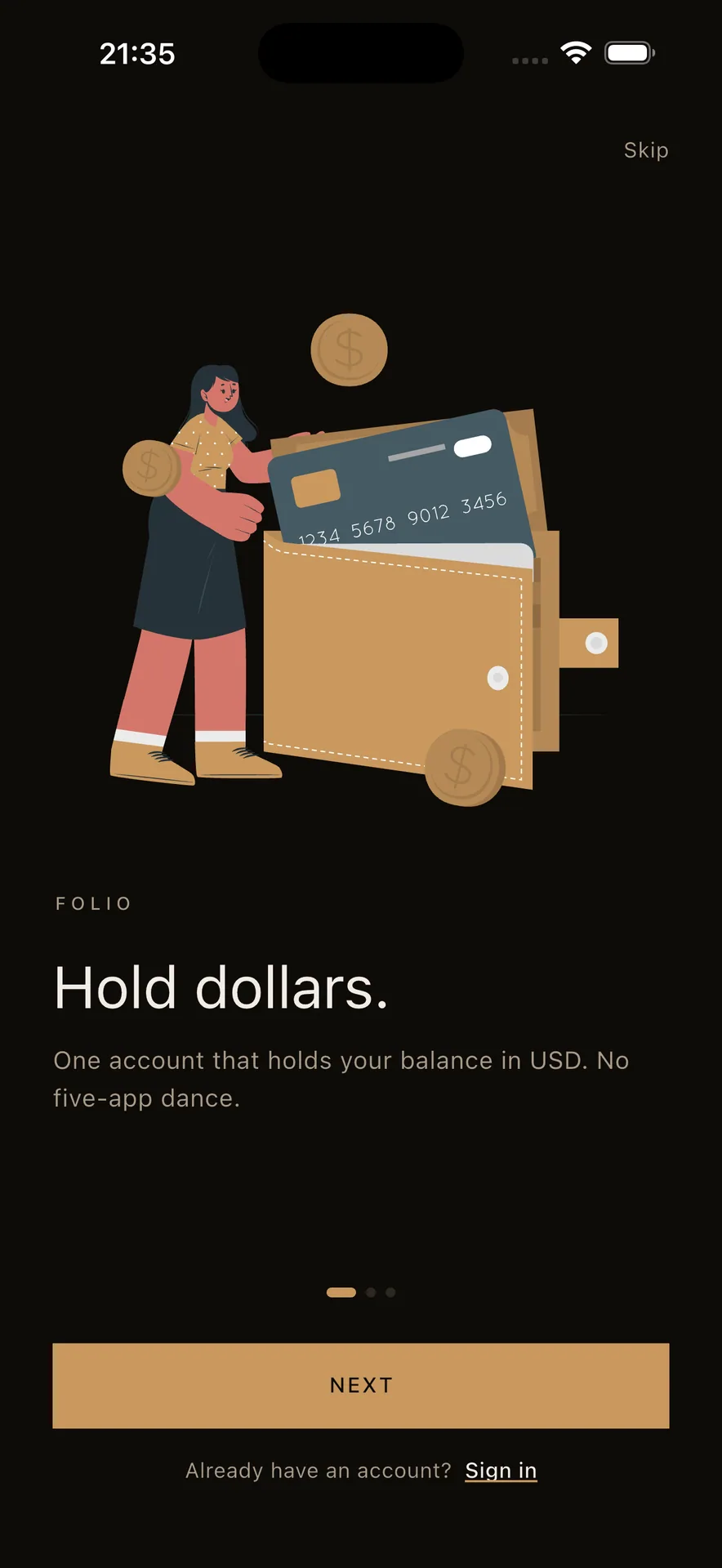 Folio — Private Wealth Wallet & Investment App (Flutter + Laravel) screenshot 8
