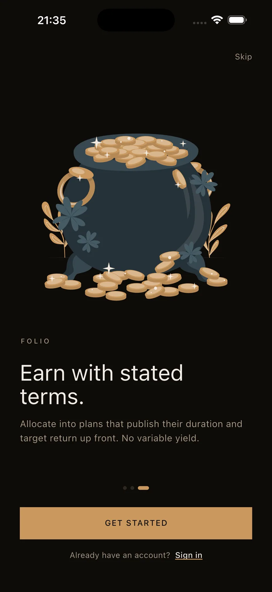 Folio — Private Wealth Wallet & Investment App (Flutter + Laravel) screenshot 10