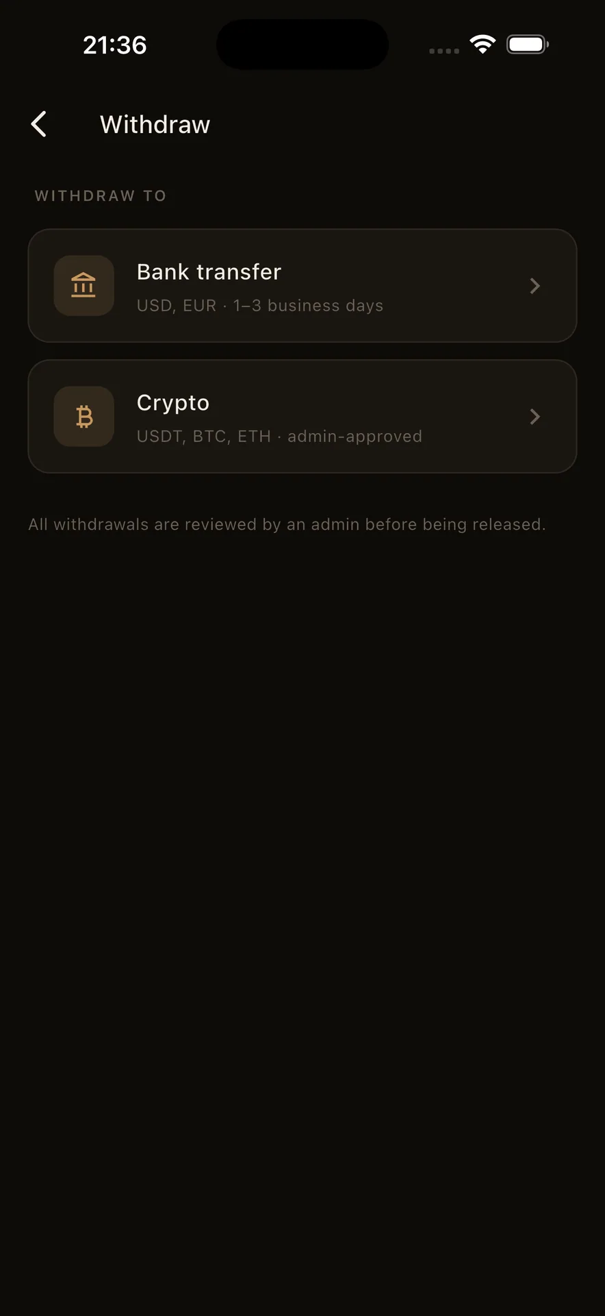 Folio — Private Wealth Wallet & Investment App (Flutter + Laravel) screenshot 17