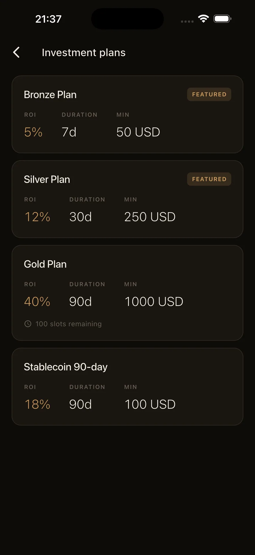 Folio — Private Wealth Wallet & Investment App (Flutter + Laravel) screenshot 20