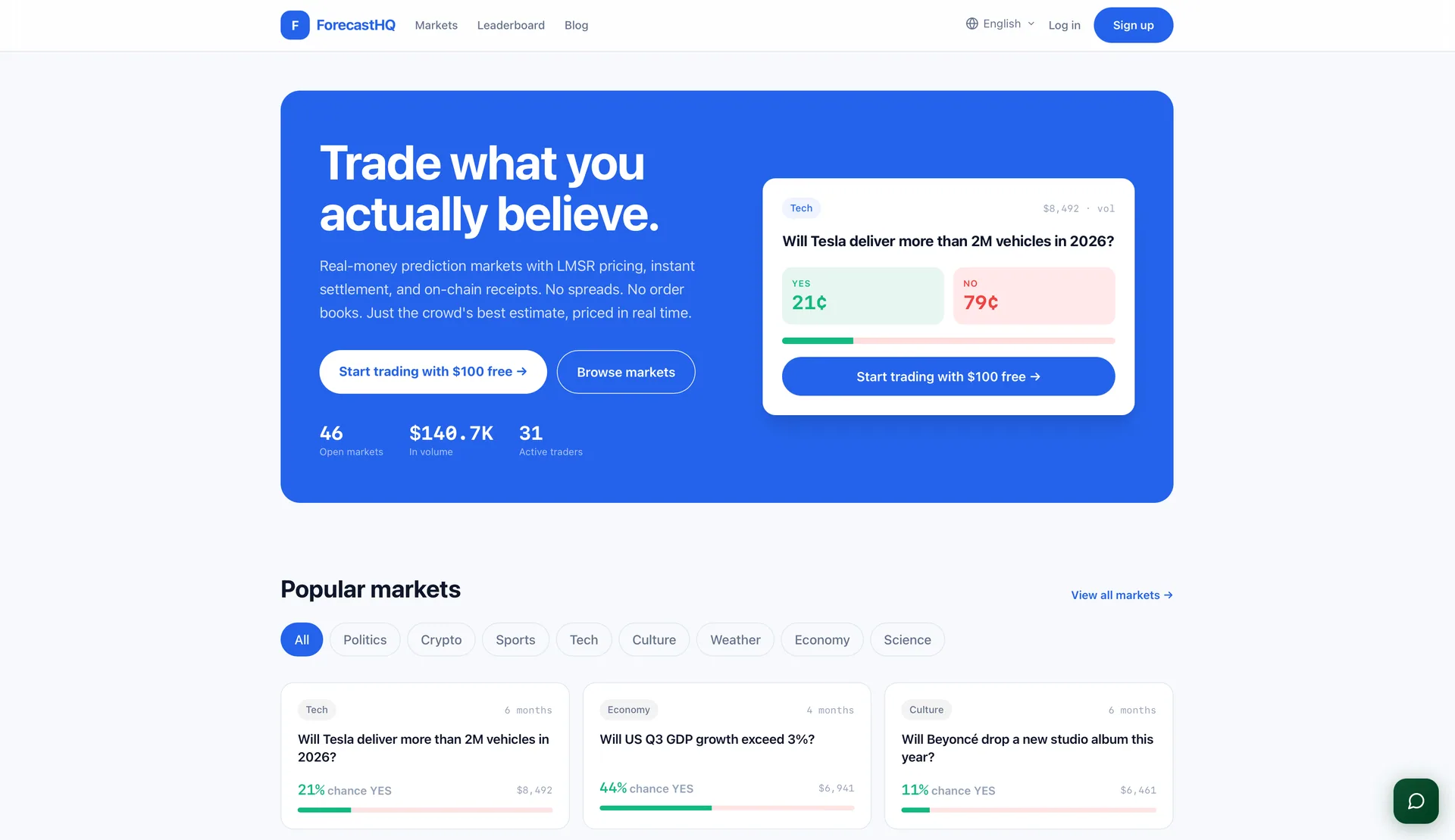 ForecastHQ - Prediction Market Platform (Polymarket-in-a-Box) screenshot 32