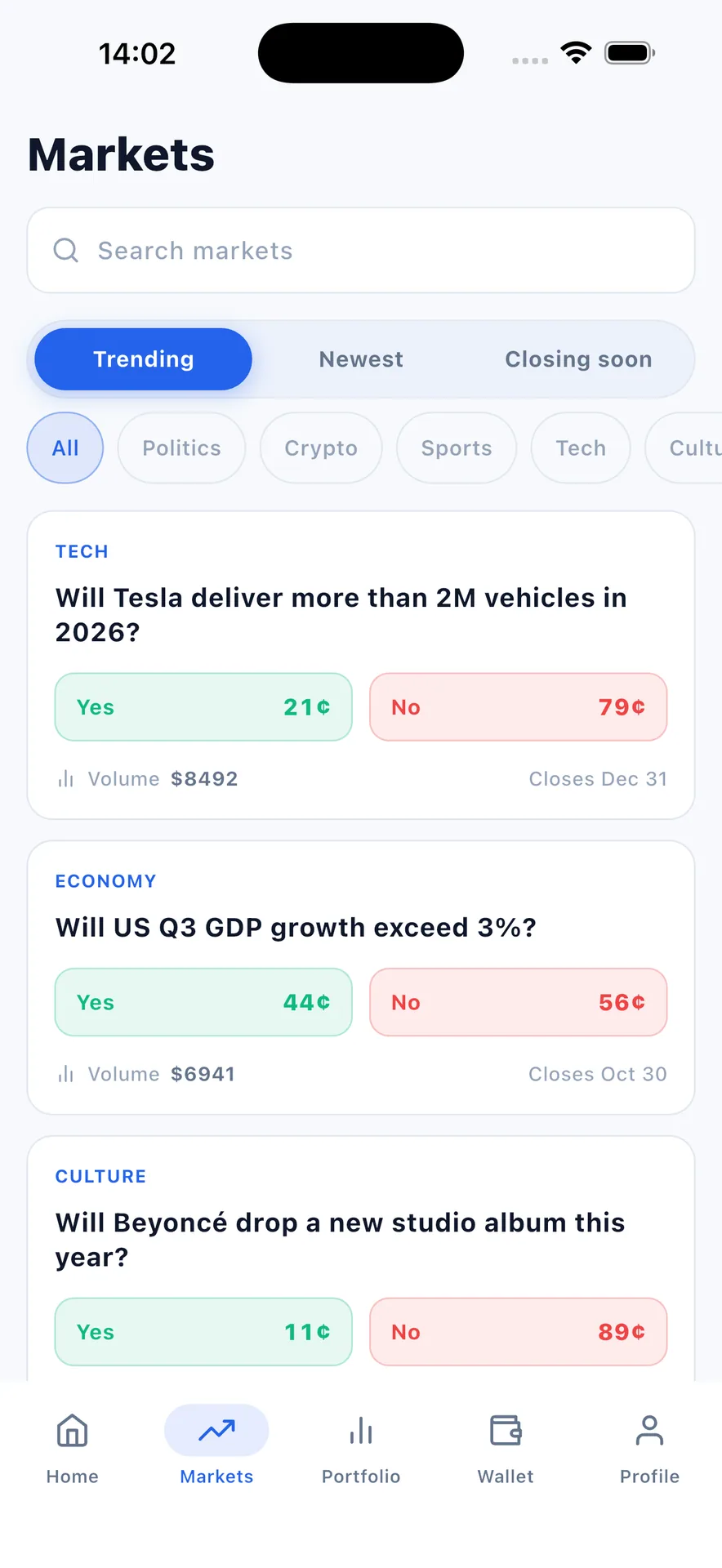 ForecastHQ - Prediction Market Platform (Polymarket-in-a-Box) screenshot 3