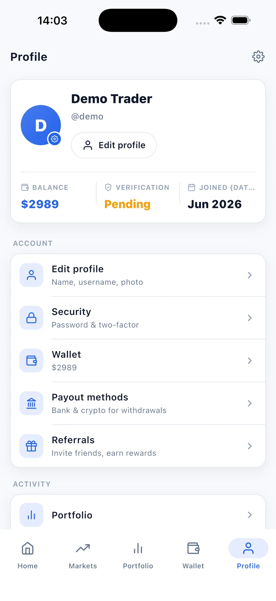 ForecastHQ - Prediction Market Platform (Polymarket-in-a-Box) screenshot 11