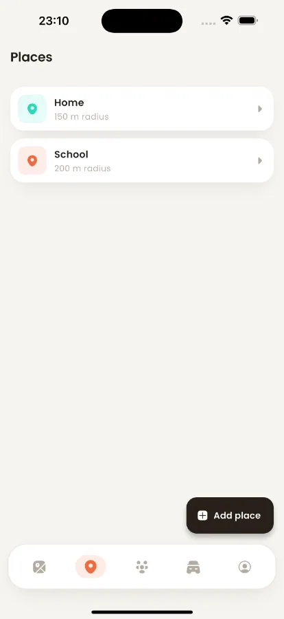 Haven — Family Safety & Location Sharing (Flutter + Laravel) screenshot 3