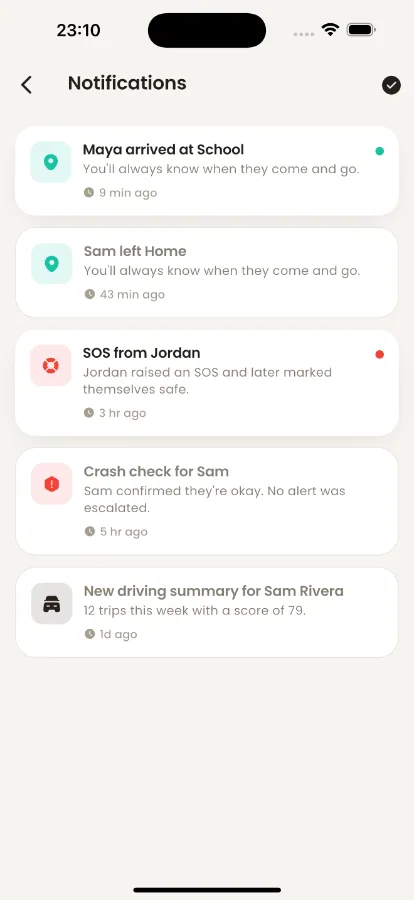 Haven — Family Safety & Location Sharing (Flutter + Laravel) screenshot 6