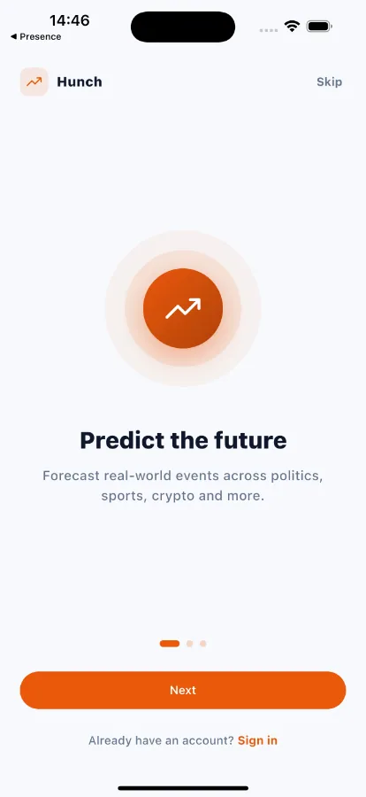 Hunch — Prediction Game Platform (Flutter + Laravel) screenshot 2