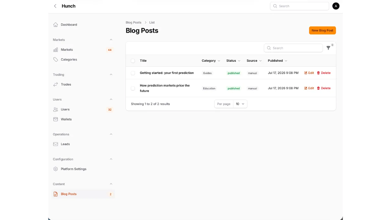 Hunch — Prediction Game Platform (Flutter + Laravel) screenshot 19