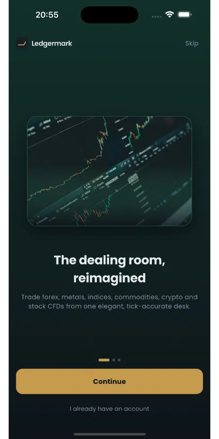 Ledgermark — Multi-Asset Trading App (Flutter + Laravel) screenshot 2