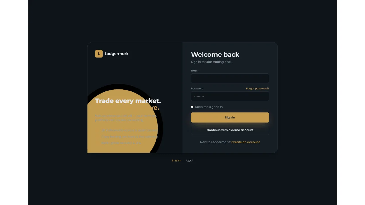 Ledgermark — Multi-Asset Trading App (Flutter + Laravel) screenshot 17