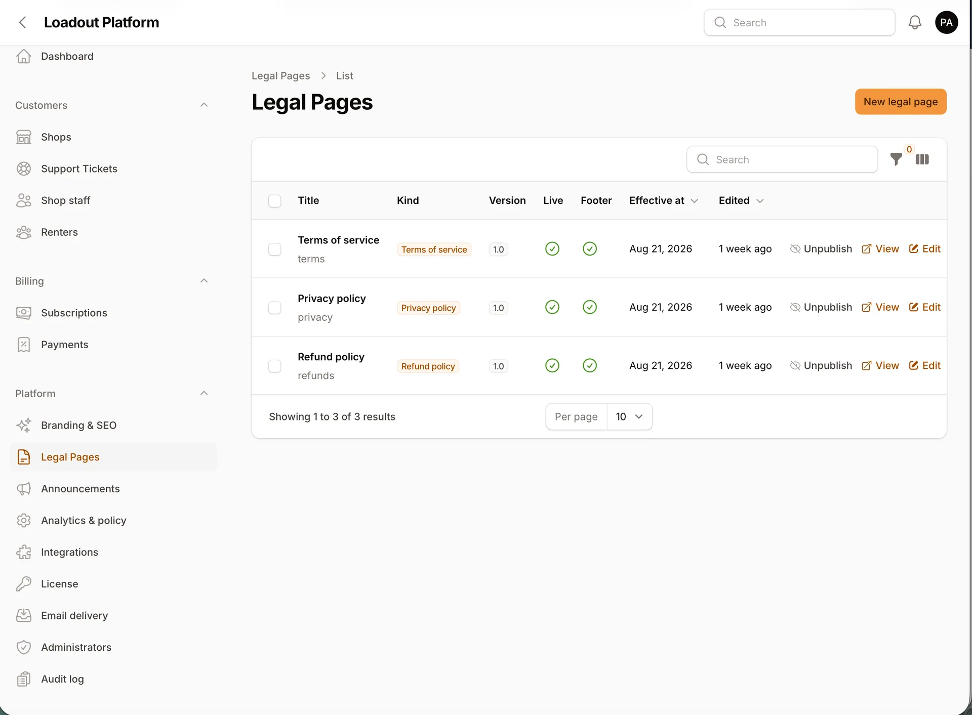 Loadout — Equipment & Tool Rental Platform (Laravel + Flutter) screenshot 7
