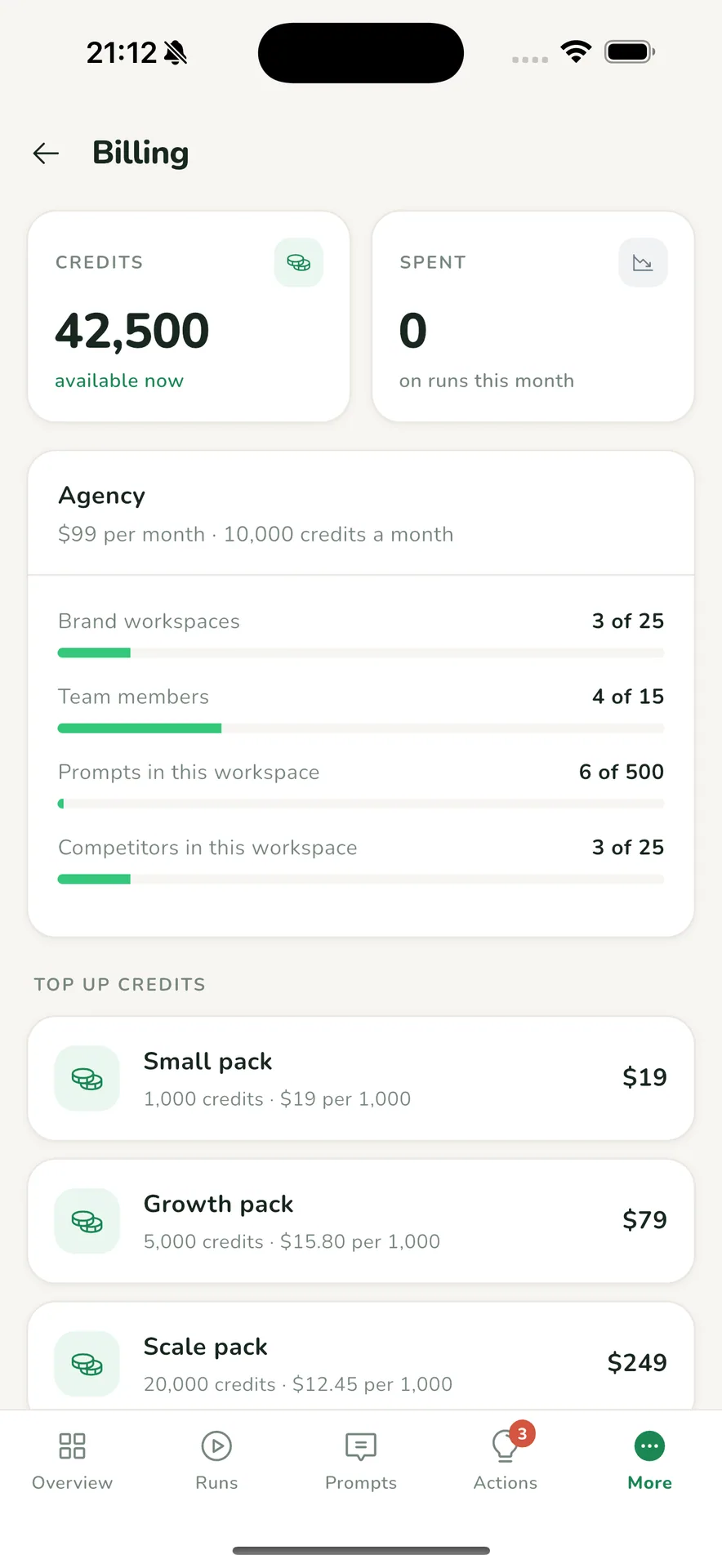 Lumen — AI Search Visibility Tracker (Laravel + Flutter) screenshot 16