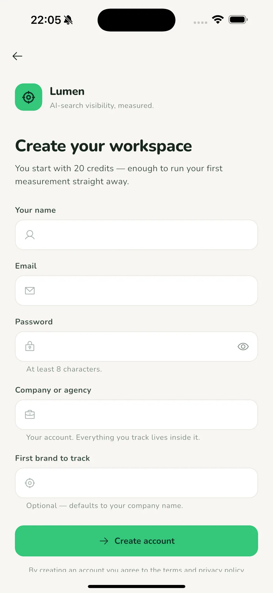 Lumen — AI Search Visibility Tracker (Laravel + Flutter) screenshot 19