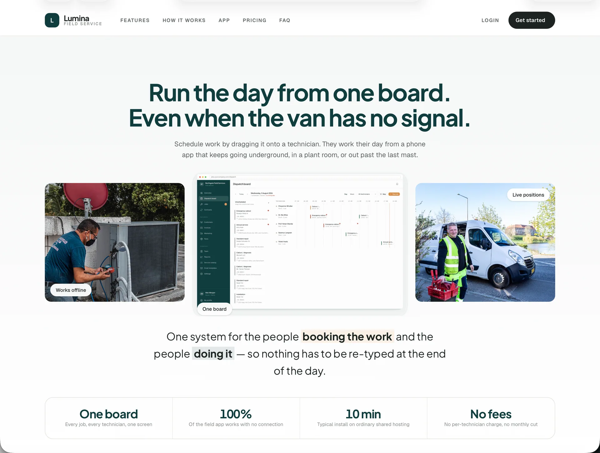 Lumina FSM — Field Service Management SaaS (Laravel + Offline App) screenshot 2