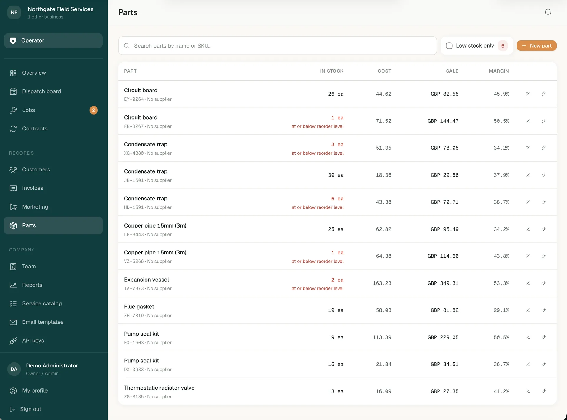 Lumina FSM — Field Service Management SaaS (Laravel + Offline App) screenshot 7