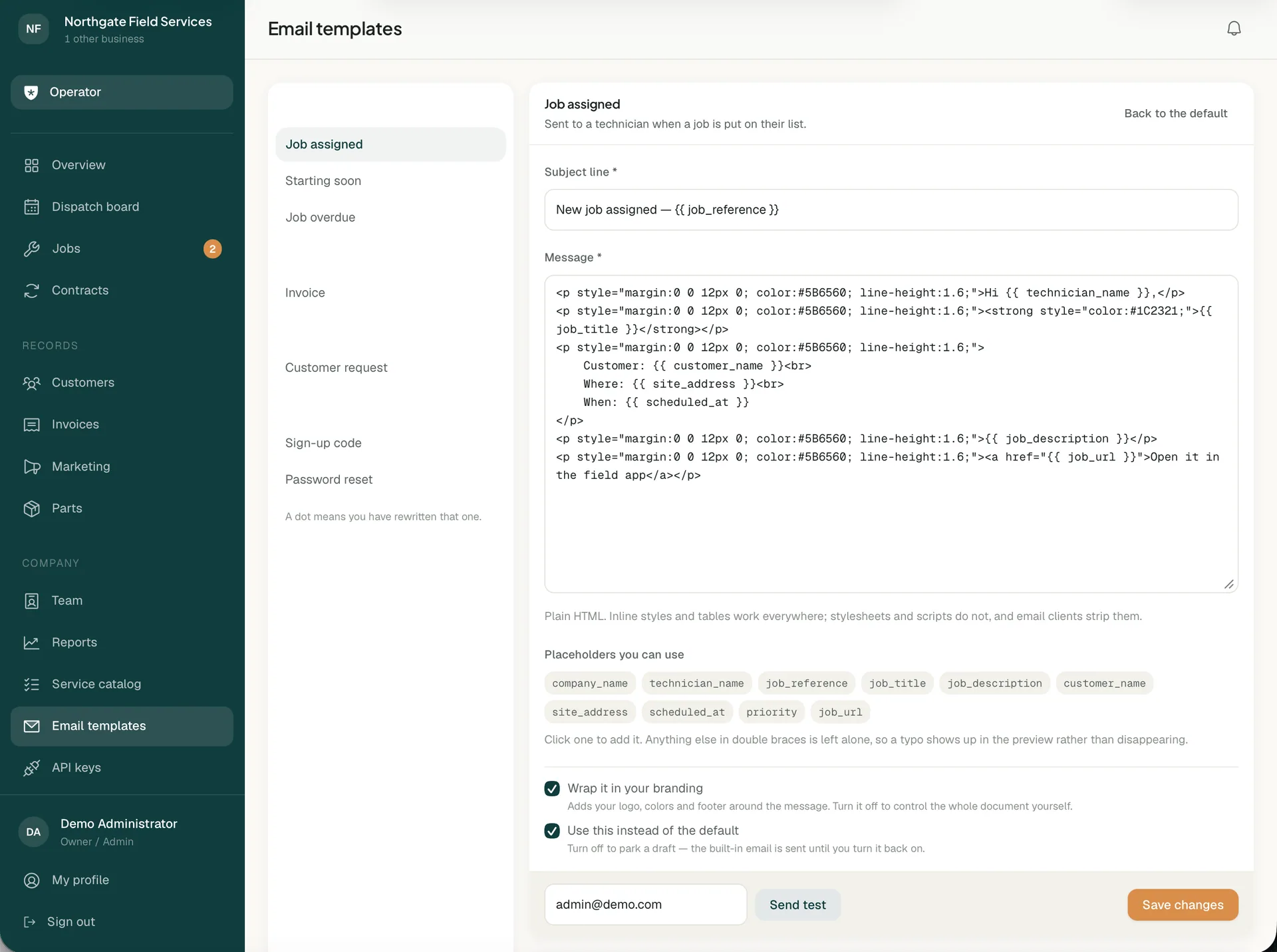 Lumina FSM — Field Service Management SaaS (Laravel + Offline App) screenshot 8