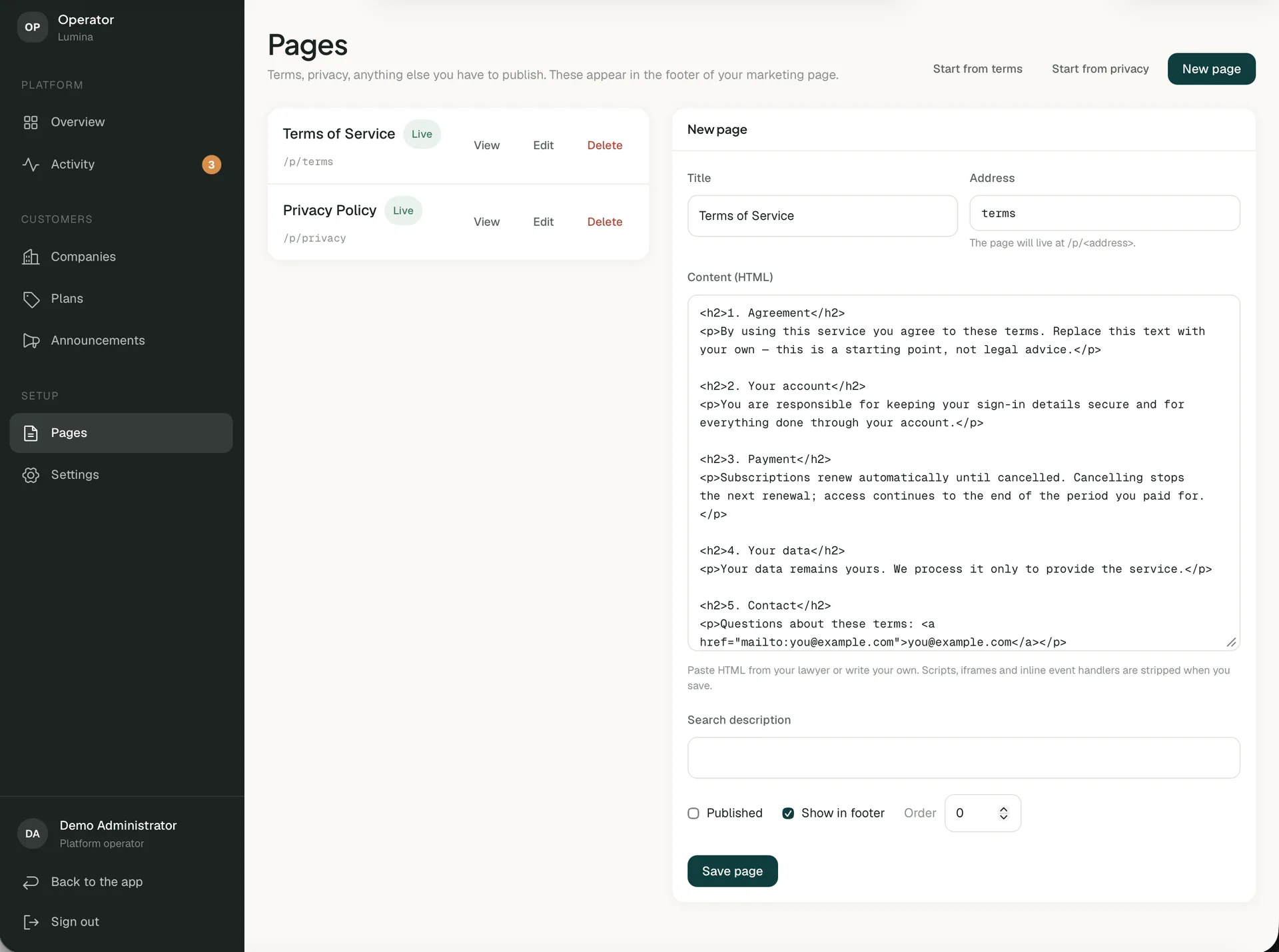 Lumina FSM — Field Service Management SaaS (Laravel + Offline App) screenshot 11
