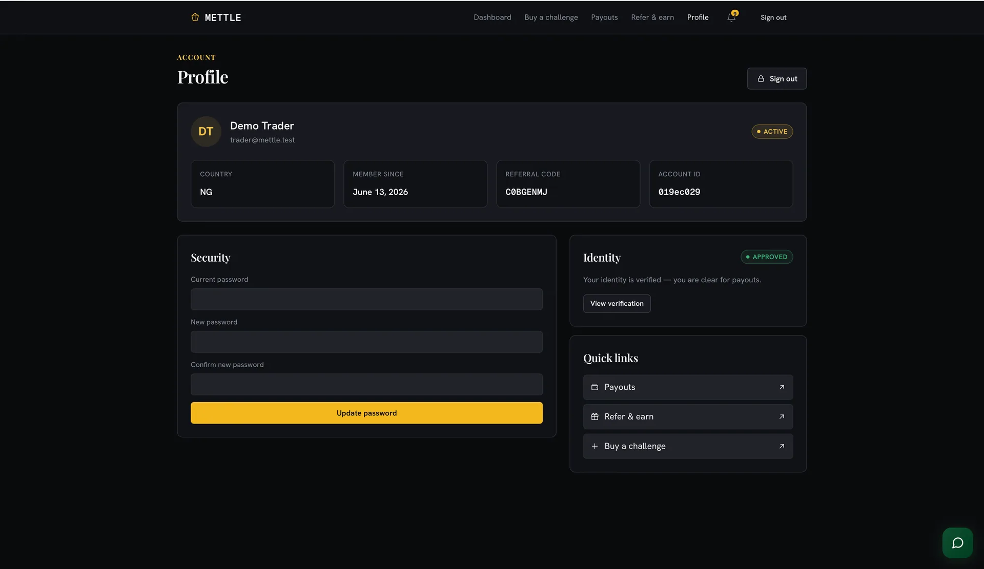 Mettle — White-Label Prop Firm Platform screenshot 17