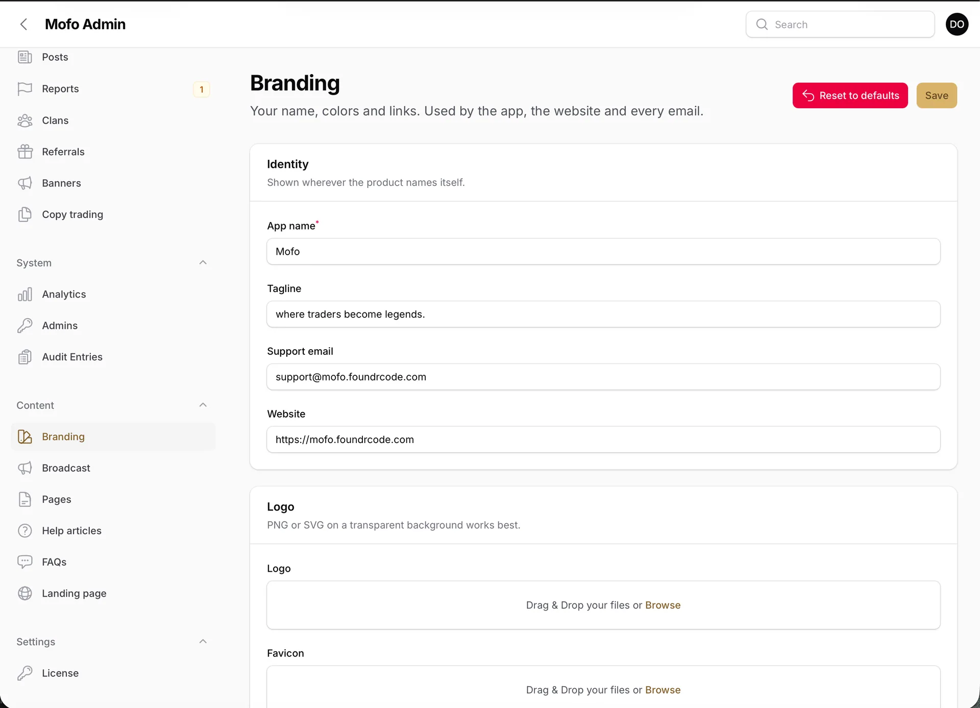 Mofo — Social Crypto Trading App (Flutter + Laravel) screenshot 8
