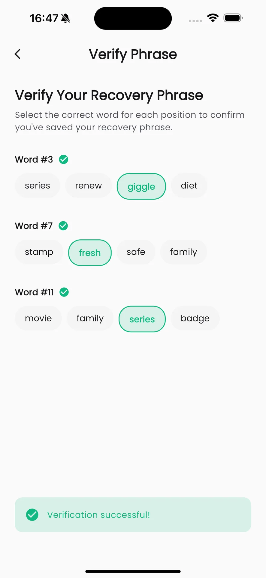 NoWay Wallet — Privacy-First Multi-Chain Cold Wallet screenshot 5
