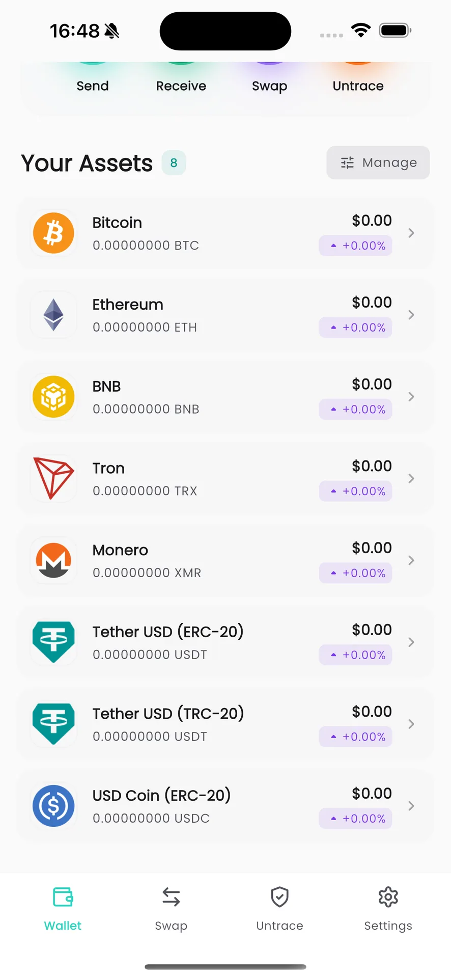 NoWay Wallet — Privacy-First Multi-Chain Cold Wallet screenshot 8