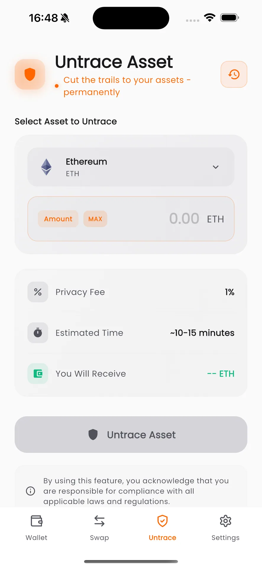 NoWay Wallet — Privacy-First Multi-Chain Cold Wallet screenshot 10