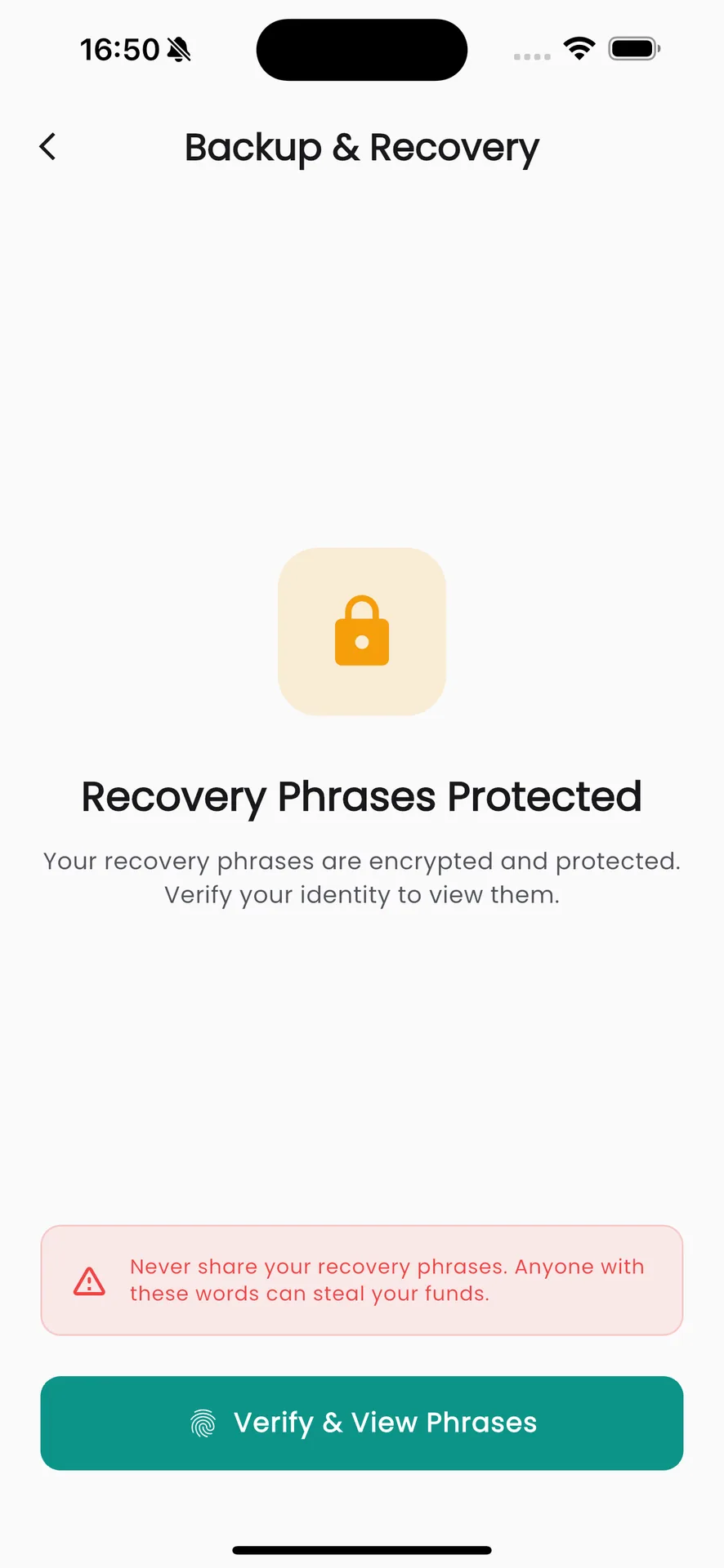 NoWay Wallet — Privacy-First Multi-Chain Cold Wallet screenshot 18