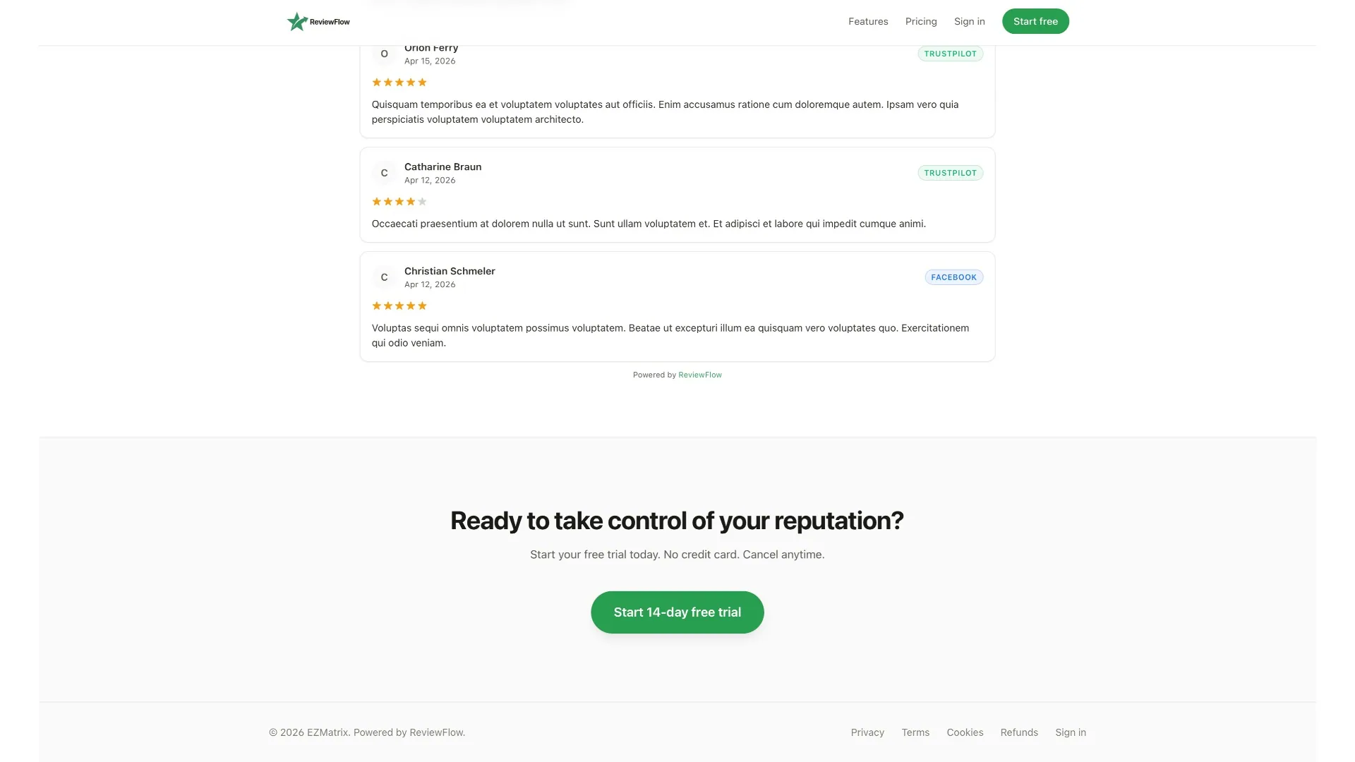 ReviewFlow — AI Review & Reputation Management SaaS screenshot 5