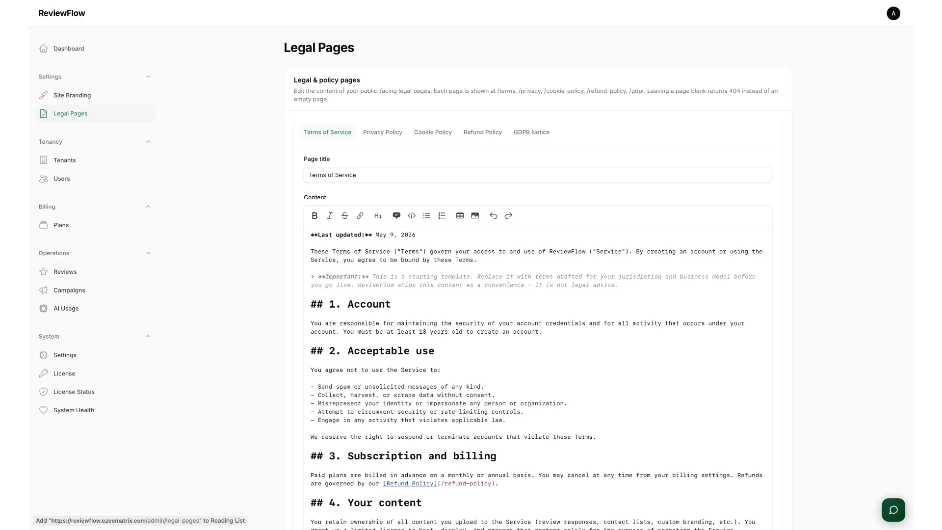 ReviewFlow — AI Review & Reputation Management SaaS screenshot 11